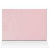 Kasteel Roze Roze Kroonluchter Trouw Uitnodigingen (Binnen Horizontaal (Boven))