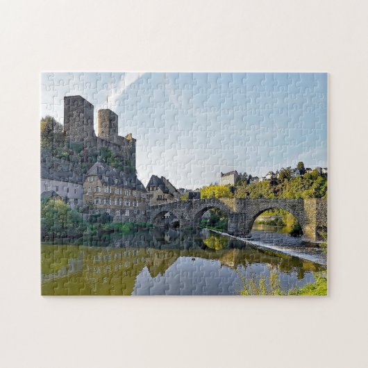 Kasteel Runkel Duitsland. Legpuzzel (Horizontaal)