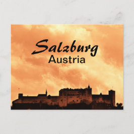 Kasteel Salzburg in Oostenrijk Festung Hohensalzbu Briefkaart