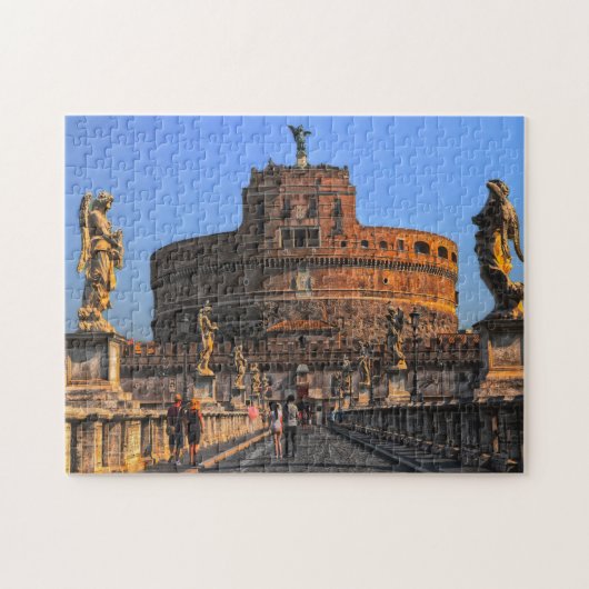 Kasteel Sant'Angelo Rome. Legpuzzel (Horizontaal)