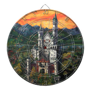 Kasteel Schloss Neuschwanstein Dartbord