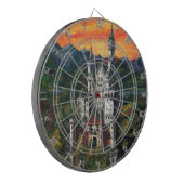 Kasteel Schloss Neuschwanstein Dartbord (Voorkant Links)