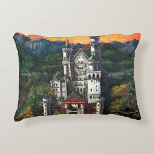 Kasteel Schloss Neuschwanstein Decoratief Kussen