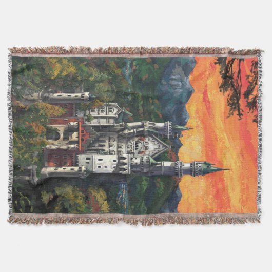 Kasteel Schloss Neuschwanstein Deken (Voorkant)