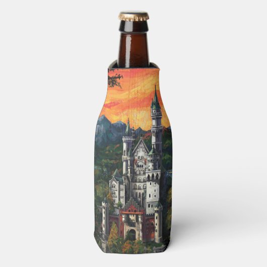 Kasteel Schloss Neuschwanstein Flesjeskoeler (Fles Voorkant)