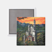Kasteel Schloss Neuschwanstein Magneet (Voorkant / Achterkant)