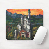 Kasteel Schloss Neuschwanstein Muismat (Met muis)
