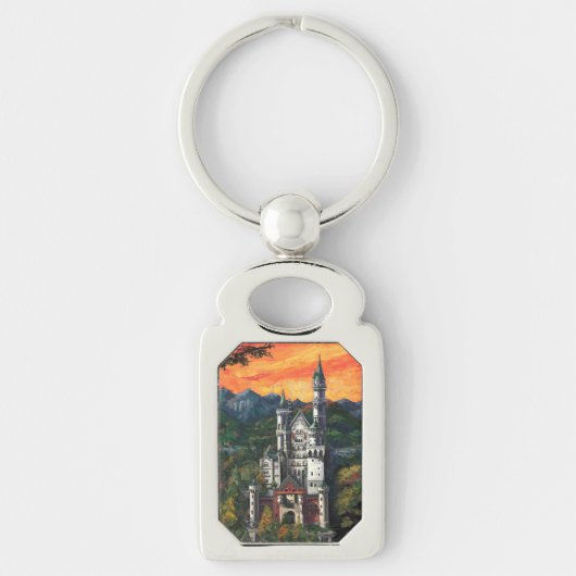 Kasteel Schloss Neuschwanstein Sleutelhanger (Voorkant)
