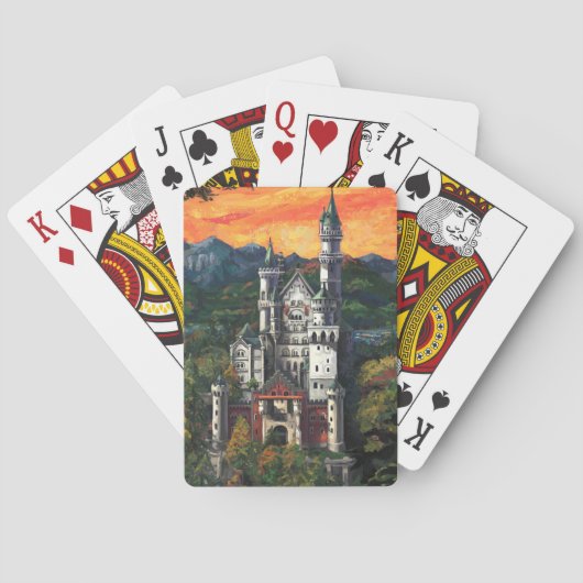 Kasteel Schloss Neuschwanstein Speelkaarten (Achterkant)