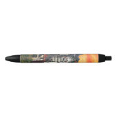 Kasteel Schloss Neuschwanstein Zwarte Inkt Pen (Voorkant)