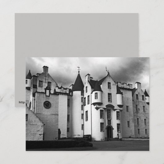 kasteel - schotland hoogland briefkaart (Voorkant / Achterkant)