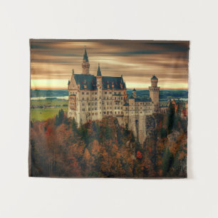 Kasteel Selfie Foto Achtergrond voor Prinses Party Wandkleed