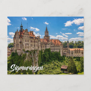 Kasteel Sigmaringen, Duitsland Briefkaart