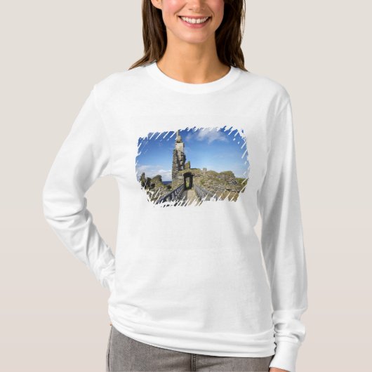 Kasteel Sinclair Girnigoe, Wick, Caithness, 2 T-shirt (Voorkant)
