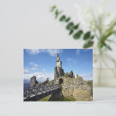 Kasteel Sinclair Girnigoe, Wick, Caithness, Briefkaart (Staand voorkant)