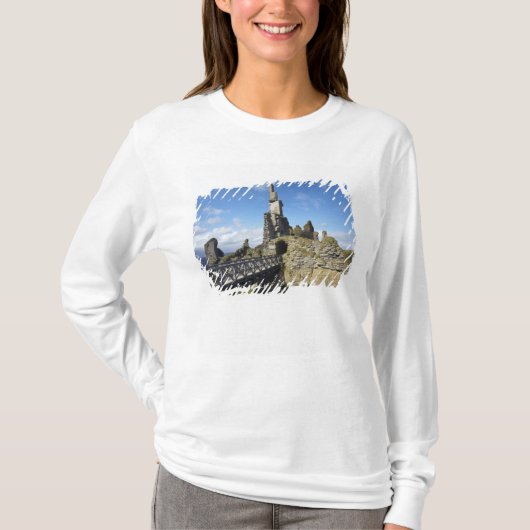 Kasteel Sinclair Girnigoe, Wick, Caithness, T-shirt (Voorkant)