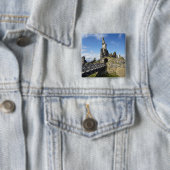 Kasteel Sinclair Girnigoe, Wick, Caithness, Vierkante Button 5,1 Cm (In situ)