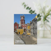 Kasteel Sintra Portugal Fotografie Reizen Feestdagenkaart (Staand voorkant)