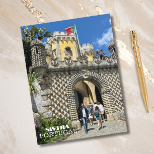 Kasteel Sintra Portugal Fotografie Reizen Feestdagenkaart