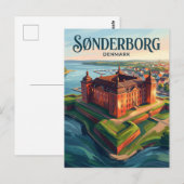 Kasteel Sønderborg Denemarken Briefkaart (Voorkant / Achterkant)