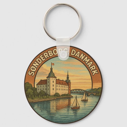 Kasteel Sønderborg Denemarken Sleutelhanger (Voorkant)