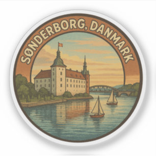 Kasteel Sønderborg Denemarken Sticker