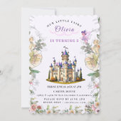  Kasteel Sprookje Verjaardagsthema met Sprookje Kaart (Voorkant)