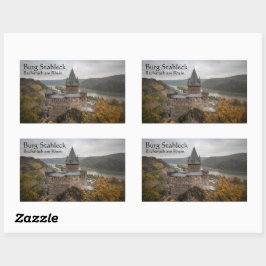 Kasteel Stahleck, Duitsland Rechthoekige Sticker