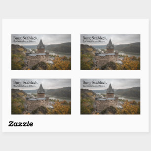 Kasteel Stahleck, Duitsland Rechthoekige Sticker