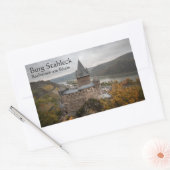Kasteel Stahleck, Duitsland Rechthoekige Sticker (Envelop)