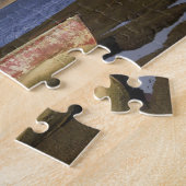Kasteel Stalker met vissersboot op de Legpuzzel (Zijkant)