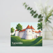 Kasteel Stari Grad Kroatië Briefkaart (Staand voorkant)