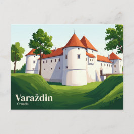 Kasteel Stari Grad Kroatië Briefkaart