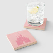 Kasteel Steen Coaster Stenen Onderzetter (Zijkant)