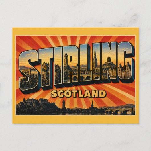 Kasteel Stirling Schotland Briefkaart (Voorkant)