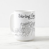 Kasteel Stirling Schotland Koffiemok (Voorkant links)