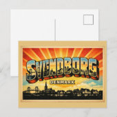Kasteel Svendborg Denemarken Briefkaart (Voorkant / Achterkant)