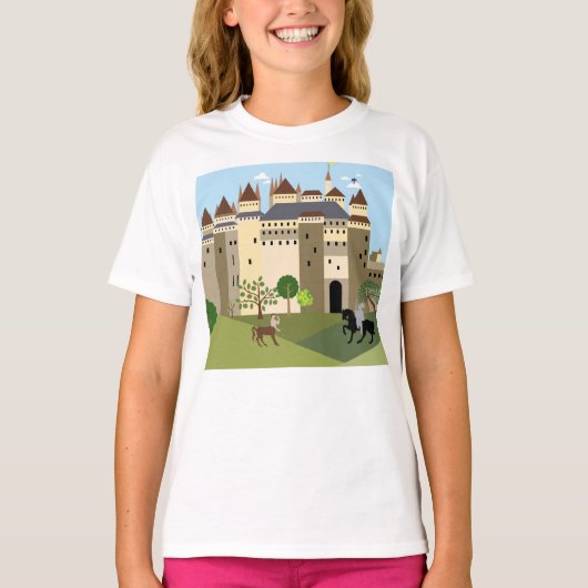kasteel t-shirt (Voorkant)