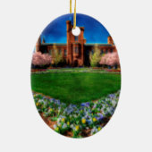 Kasteel Tuin Smithsonian Kersenbloesemfeest Keramisch Ornament (Achterkant)