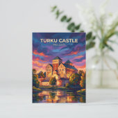 Kasteel Turku Finland Briefkaart (Staand voorkant)