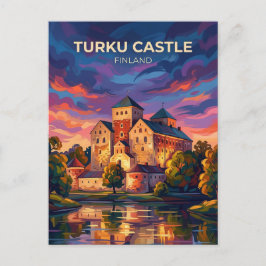 Kasteel Turku Finland Briefkaart