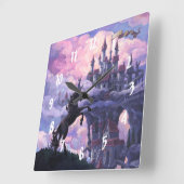 Kasteel Unicorn Vierkante Klok (Hoek)