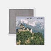 Kasteel Vaduz - Liechtenstein Magneet (Voorkant / Achterkant)