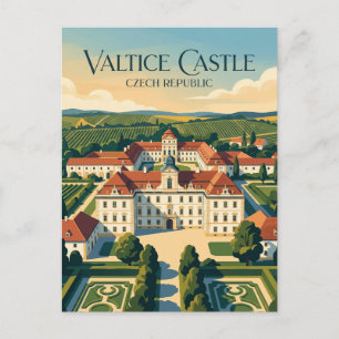 Kasteel Valtice Tsjechië Briefkaart