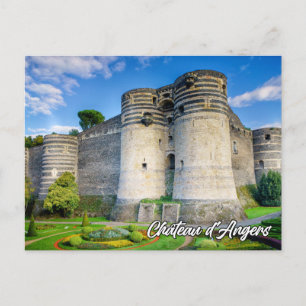 Kasteel van Angers, Angers, Frankrijk Briefkaart