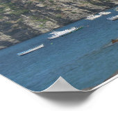 Kasteel van Aragon, Ischia, Italië Poster (Hoek)