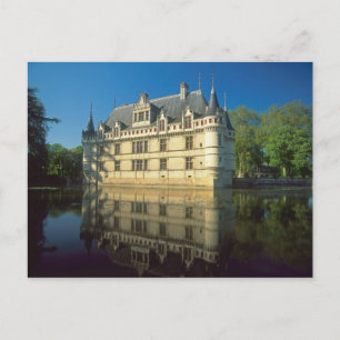 Kasteel van Azay-le-Rideau, Indre-et-Loire, Briefkaart