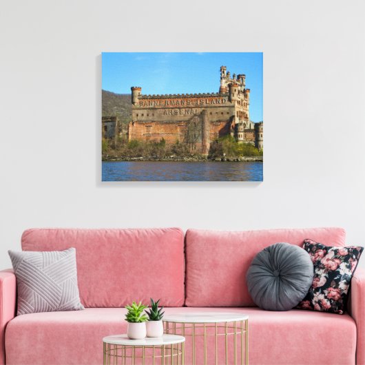Kasteel van Bannerman Canvas Afdruk (Insitu (Woonkamer))