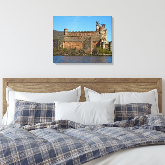 Kasteel van Bannerman Canvas Afdruk (Insitu (Slaapkamer))
