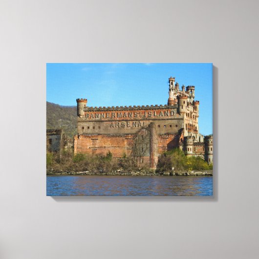 Kasteel van Bannerman Canvas Afdruk (Voorkant)